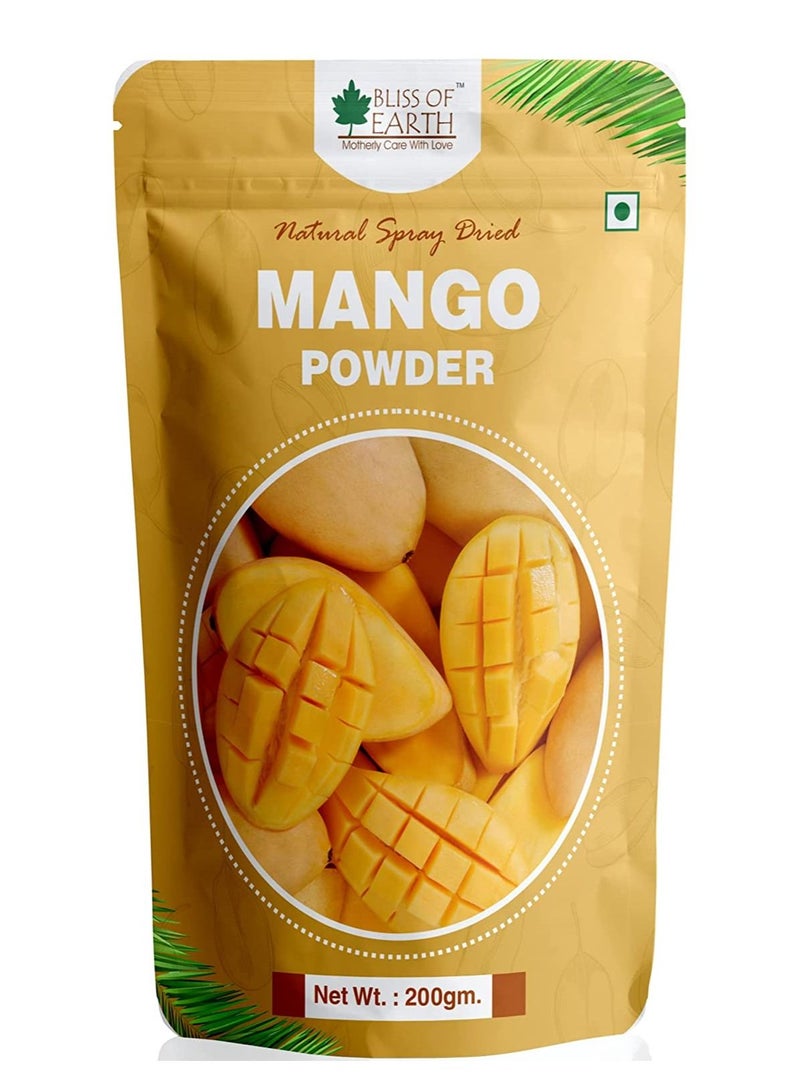 BLISS OF EARTH 200gm Mango Powder & 200gm Beetroot Powder Natural Spray Dried Vitamins A C K And E Rich Combo - Image 2