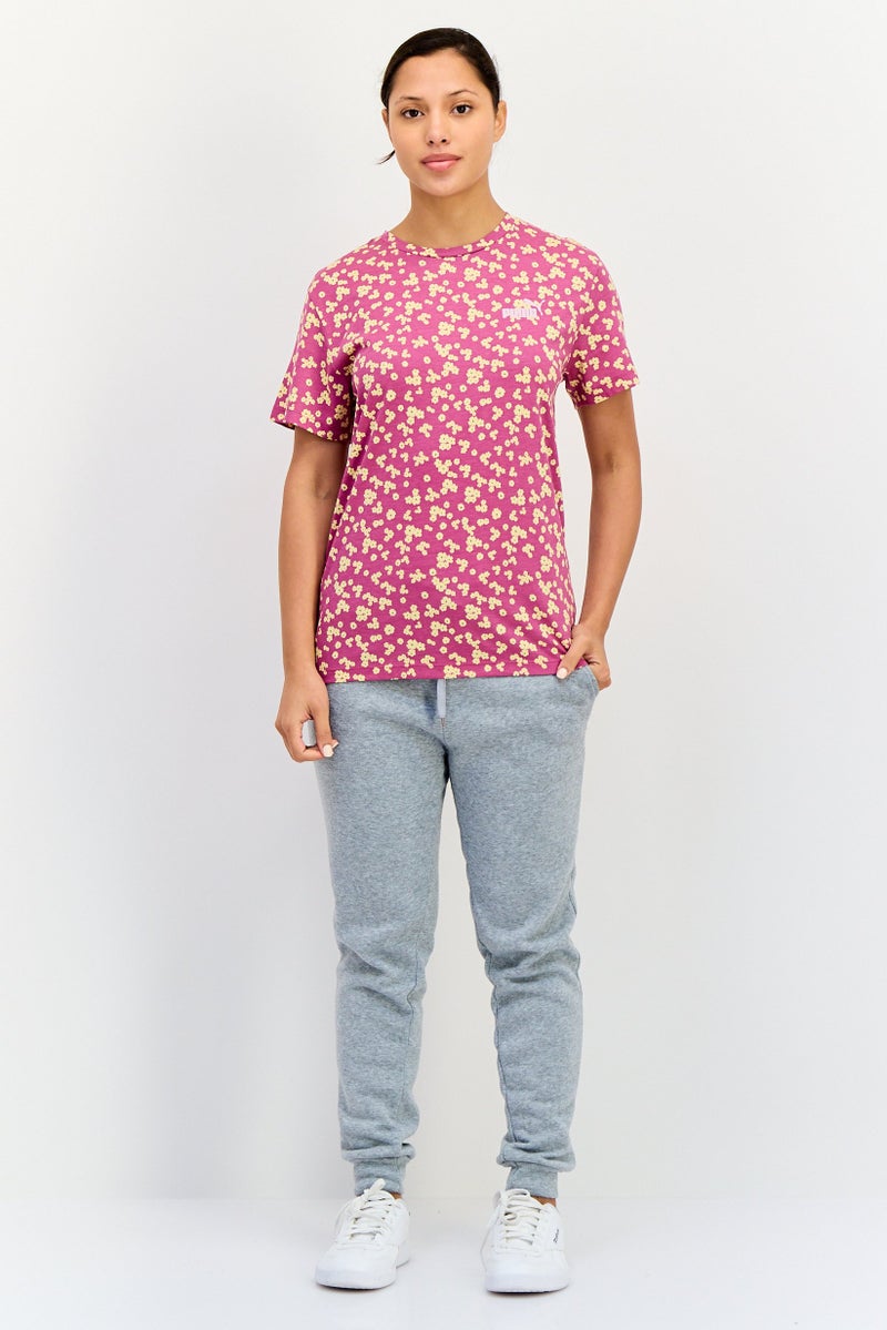 PUMA Women Relaxed Fit Short Sleeve Training T-Shirt, Multicolor - Image 4