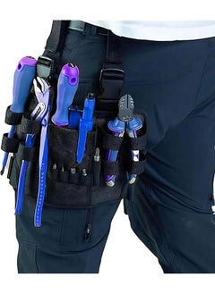 PROMASS promass Holster Z Tool Bag, Electrician Tool Pouch with Belt Clip, Small Tool Bag for Leg, Leg Pocket Pouch, Utility Mini Tool Organizer Pouch for Electrician DIY,Automotive,Craftsman,Construction  - Image 1