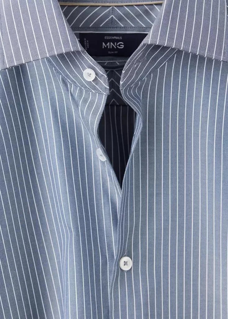 Mango Man  Slim-Fit Striped Shirt for Men | Best Price UAE