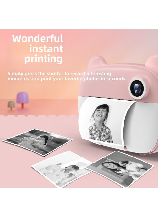 Generic Russian Hot Private Model Polaroid Dual Camera HD Children's Printing Camera Digital Camera-Color:32G High-speed Memory Card  - Image 2