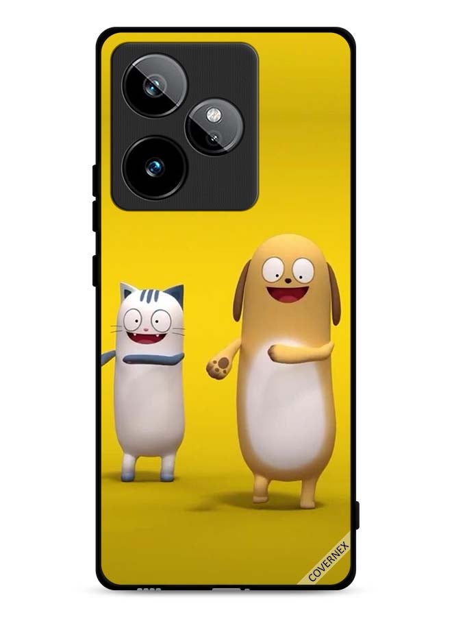 Covernex Realme GT 7T 5G Protective Case Cover Cat Dog Story