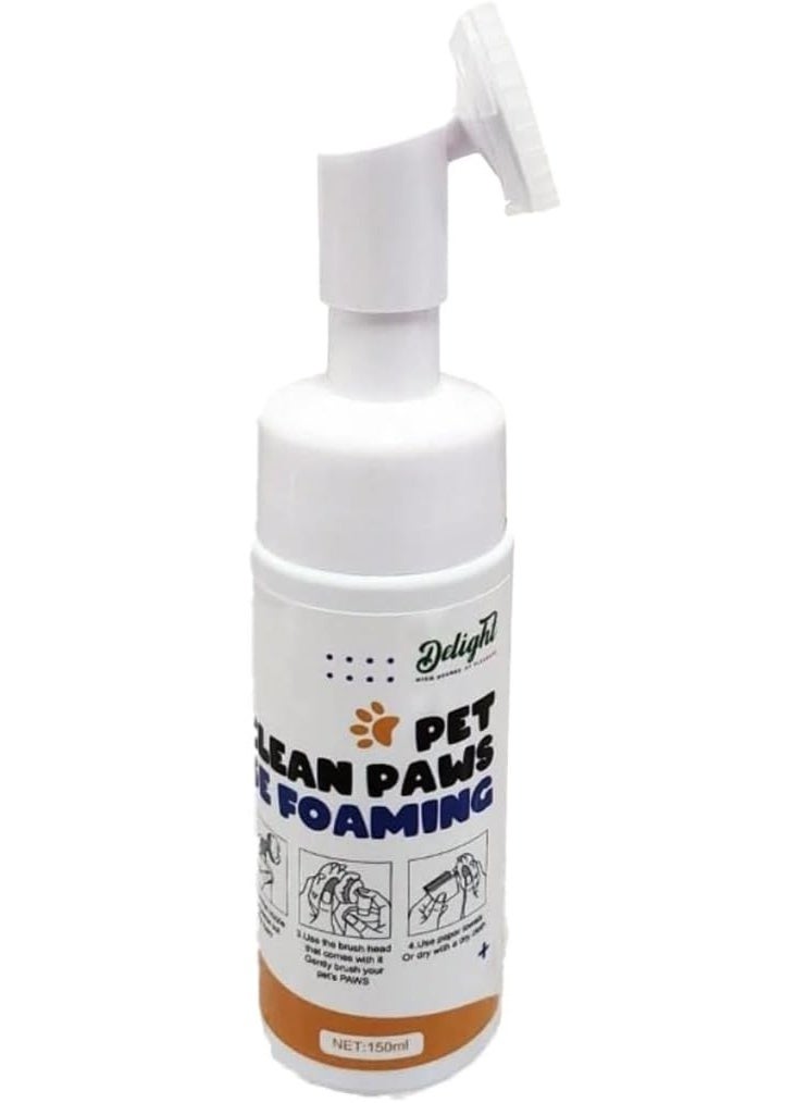 Delight Pet Paws Cleaning No Rinse Foaming 150 ML - Image 1