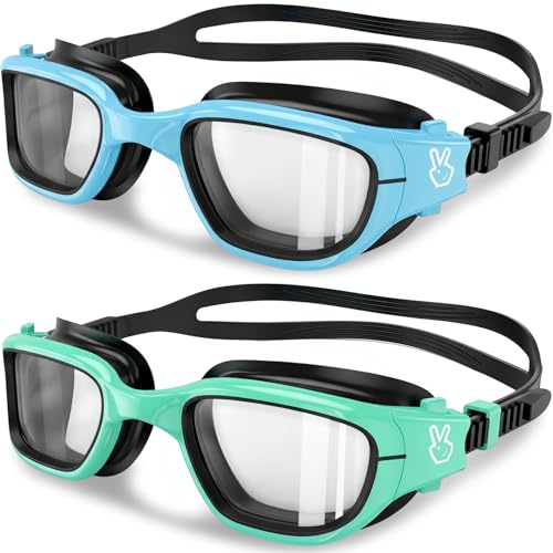 Vvinca Kids Swim Goggles Swimming Goggles for Kids 314 AntiFog UV Protection No Leak Pool Glasses for Boys Girls - Image 1