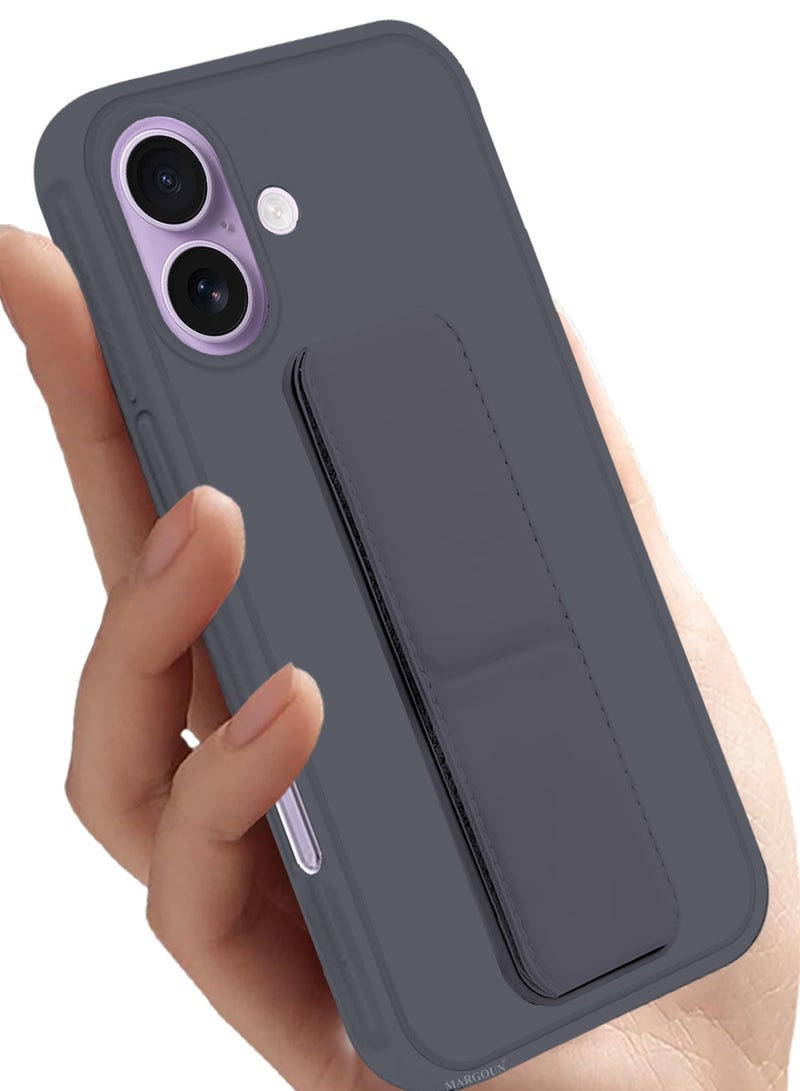 CATANES 3 Packs Premium PU Leather Case for iPhone 17 with Stand Function Shockproof and Anti Scratch Finger Grip with Two 3D Screen Protector - Image 4