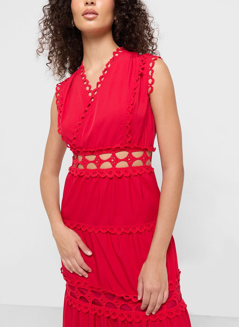 Ginger Tiered Cutout Maxi Dress - Image 3