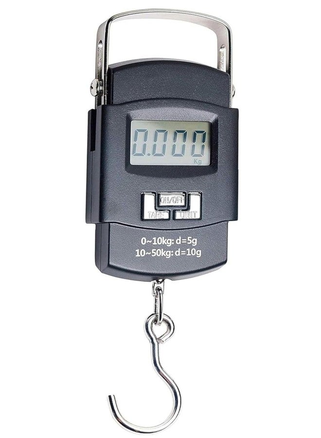TRIVOT Digital Luggage Weighing Scale, Portable Electronic Weight Scale with LCD Display & Stainless Steel Hook, Handheld Suitcase Weight Scale for Travel & Flights (50 Kg Capacity) - Image 1