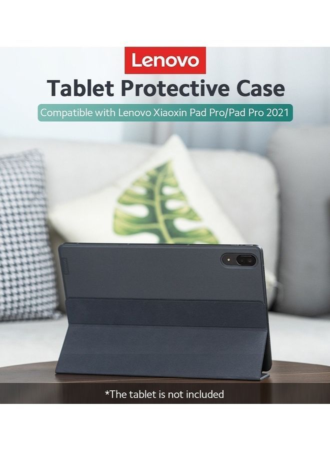 NIBEMINENT Portable Magnetic Tablet Protective Case For Lenovo Xiaoxin Pad Pro/Pad Pro 2021 Grey - Image 4