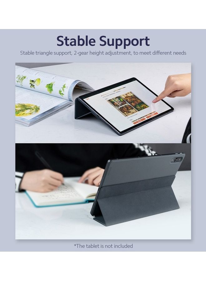 NIBEMINENT Portable Magnetic Tablet Protective Case For Lenovo Xiaoxin Pad Pro/Pad Pro 2021 Grey - Image 3