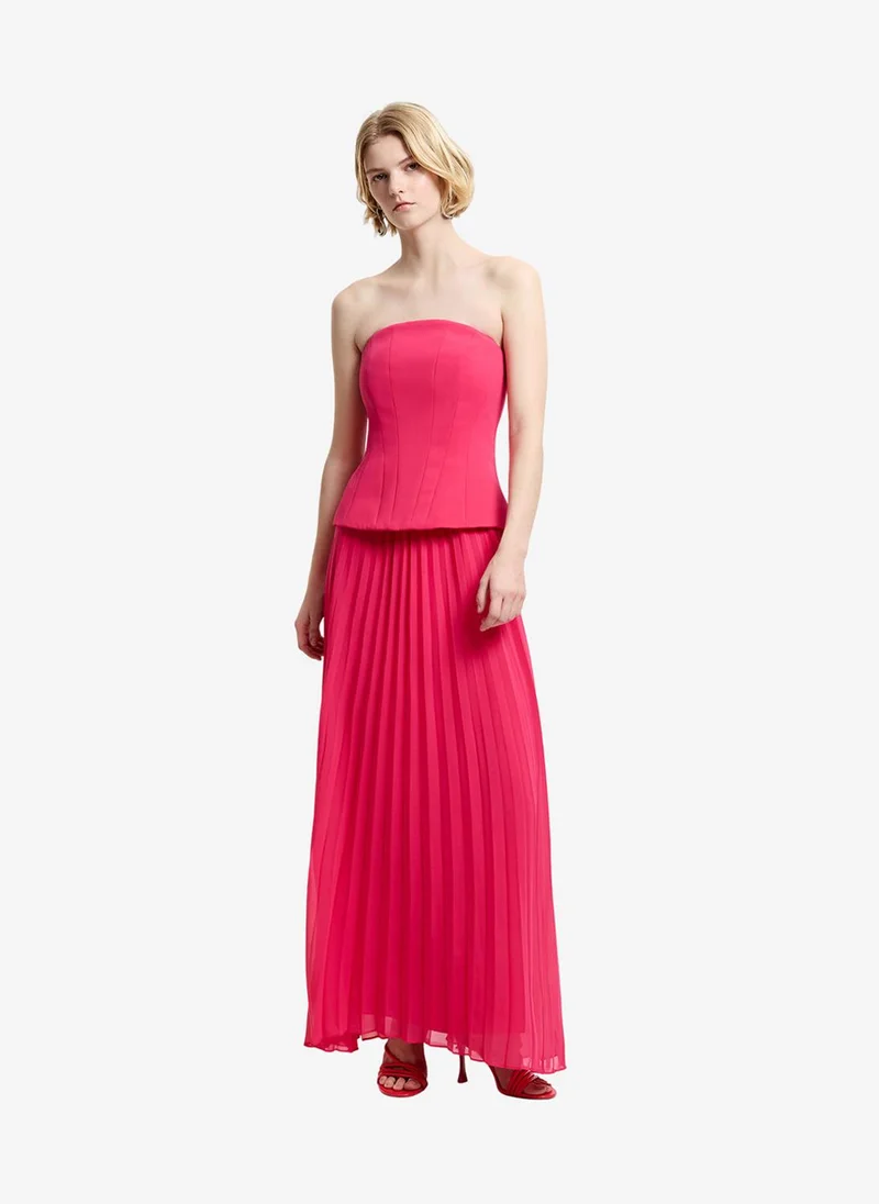 Women's Peony Pink Tiana Ggt Mix Corset Dress