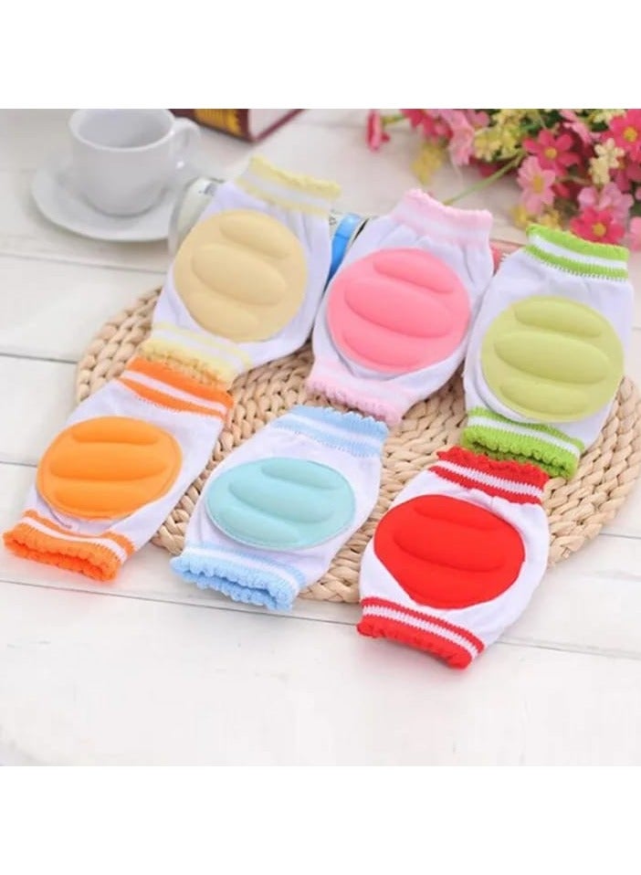 3 Pairs Baby Knee Pads for Crawling - Adjustable Breathable Waterproof Safety Protector, Anti-Slip Elastic Knee Elbow Pads Cushion for Babies, Toddlers, Infants, Boys, Girls, Kids - Image 3
