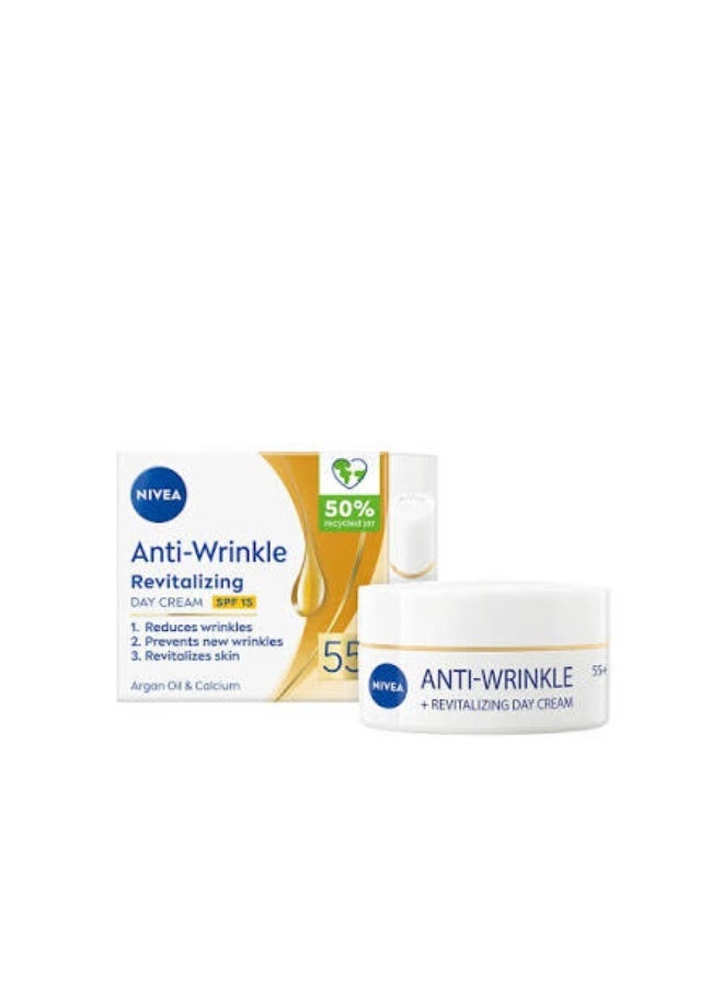 Nivea Anti-Wrinkle Revitalizing Day Cream 55+ SPF15 50ml