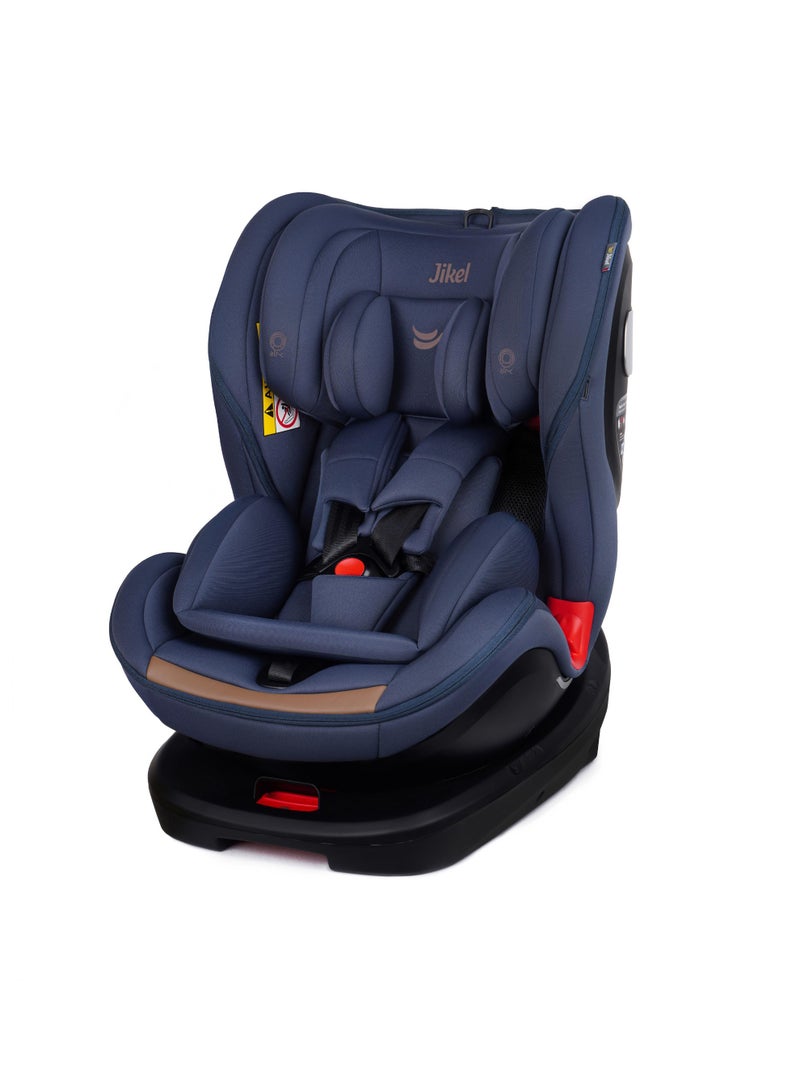 جيكل Jikel - Saturn Zip 360 Rotating IsoFix Car Seat - Navy - Image 1