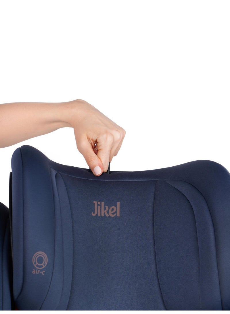 جيكل Jikel - Saturn Zip 360 Rotating IsoFix Car Seat - Navy - Image 3