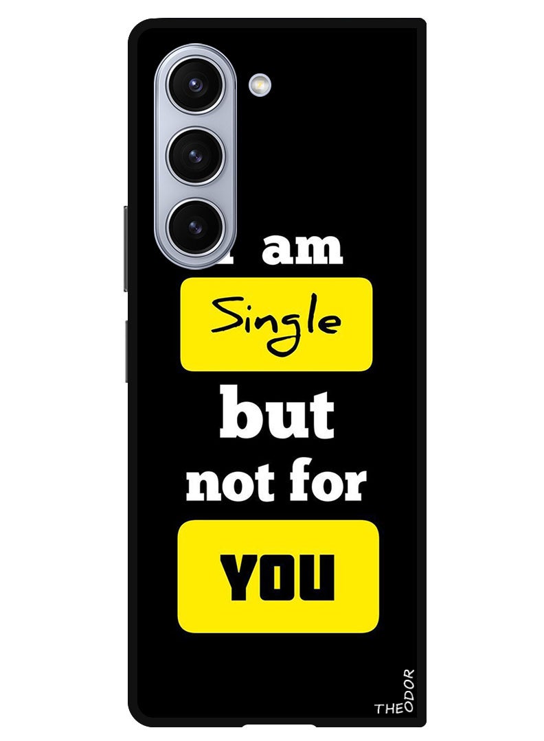 Theodor Protective Case Anti Scratch Shock Proof Bumper Cover For Samsung Galaxy Z Fold 6 i am Single - Image 1