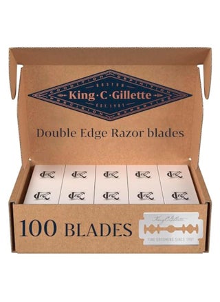 King C Gillette DoubleEdge Safety Razor blades for better control 100 count with antifriction coating - pzsku/Z81D3330E8A10611D3FBDZ/45/_/1742913537/85ae3899-bb62-46a6-827c-da5d1e5828d9