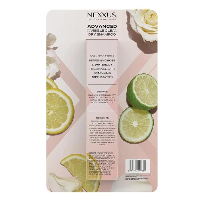 Nexxus Advanced Invisible Clean Dry Shampoo for Instant Oil Control & 72-Hour Freshness with Flexx-Adapt Technology 9 oz - Image 3