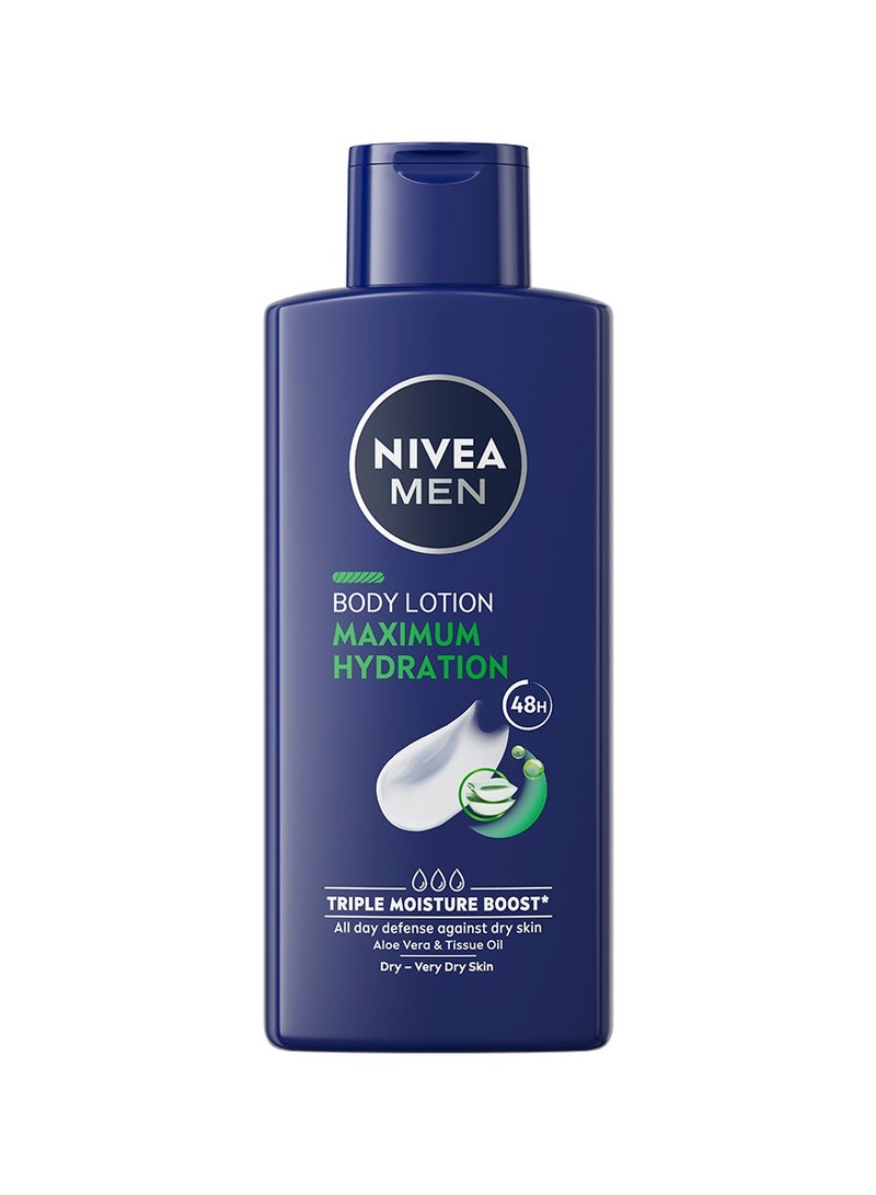 نيفيا Men Maximum Hydration Nourishing Body Lotion 400ml - Image 1