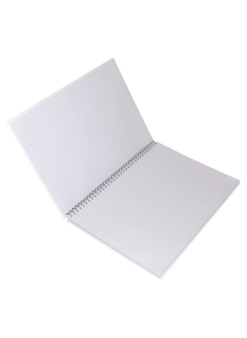 FIS 5 Pieces Spiral Hard Cover Notebook 96 Sheets A4 Panda Design 5 - Image 2