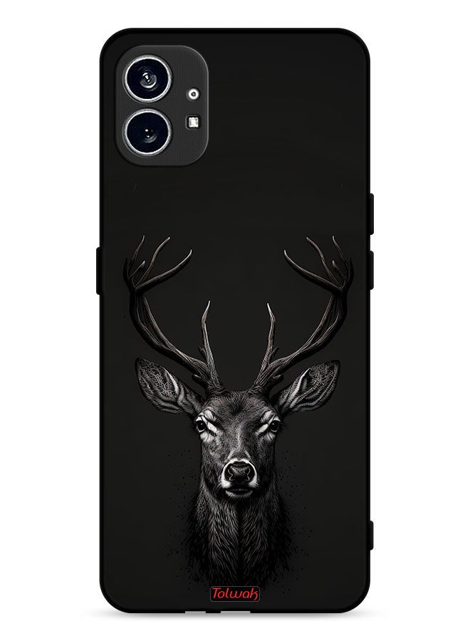 Tolwak Nothing Phone (1) 5G Protective Case Cover Deer Digital Art - Image 1