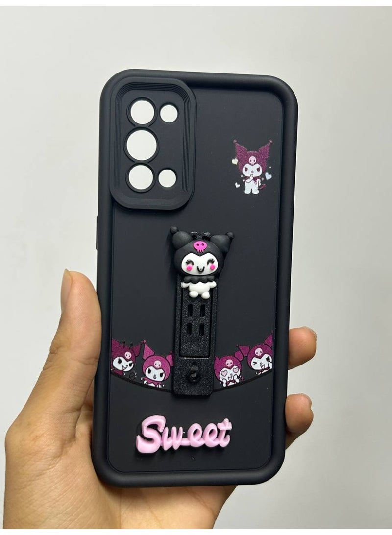 جراب خلفي بتصميم كرتوني جديد عليه كلمه Sweet متوافق مع هاتف Oppo Reno 5 - Image 2