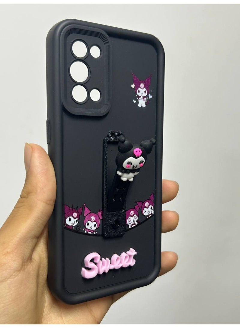 جراب خلفي بتصميم كرتوني جديد عليه كلمه Sweet متوافق مع هاتف Oppo Reno 5 - Image 1