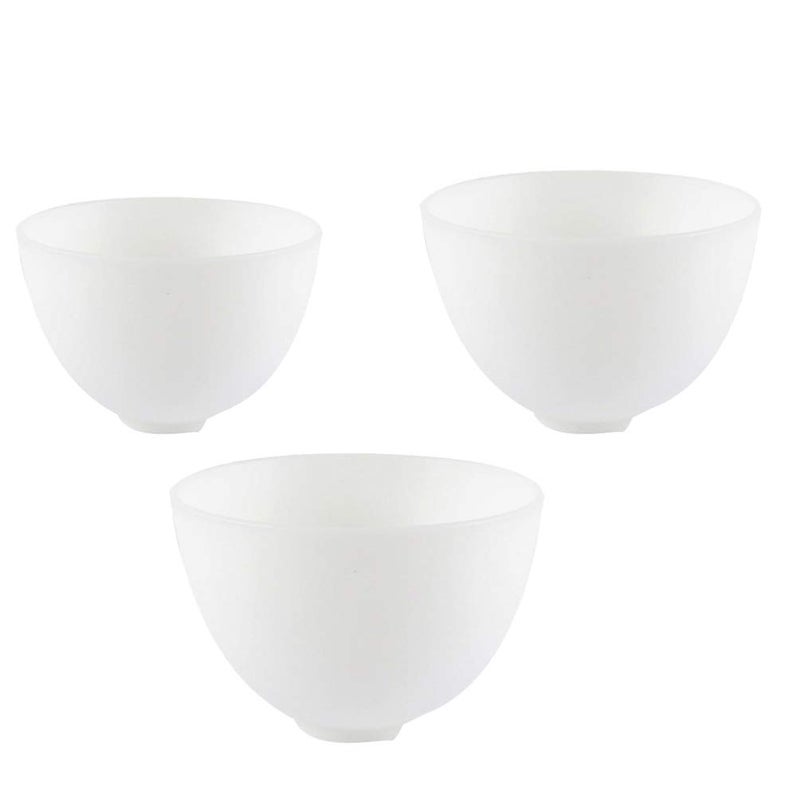 Healifty Facial Mask Silicone Bowl, 3 Size Silicone Mixing Bowls for Facials - Facial Bowls Esthetician for Home & Salon- Clay & Mud Mask Bowl Beauty Skincare Tool, 3.23in/3.94in/5.23in - Image 1