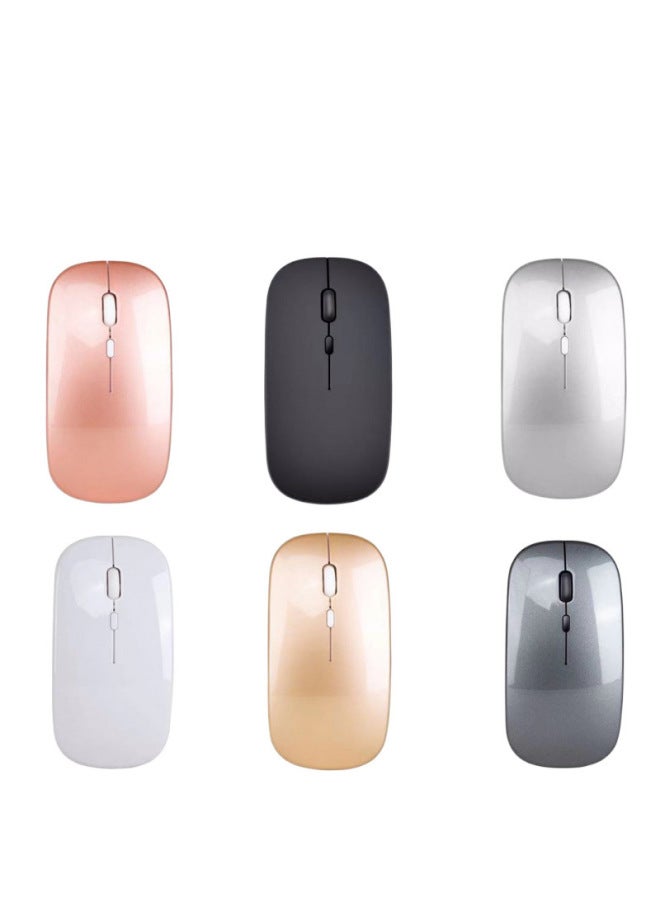 Bluetooth Dual-mode Wireless Mouse Charging Light-emitting Computer Notebook Office Mute Wireless Wireless Mouse-Color:221b Dual-mode Enhanced Version (green) - Image 5