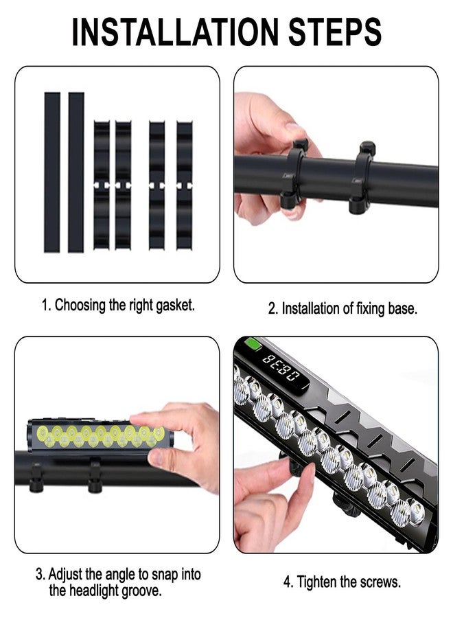 Siuyiu 2 Pack Bicycle Light Holder, Bike Light Holder, Bicycle Rack Mount Holder Aluminum Alloy, Adjustable Size, Suitable for Installation in Various Vehicle Models - Image 5