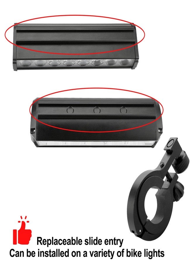 Siuyiu 2 Pack Bicycle Light Holder, Bike Light Holder, Bicycle Rack Mount Holder Aluminum Alloy, Adjustable Size, Suitable for Installation in Various Vehicle Models - Image 4