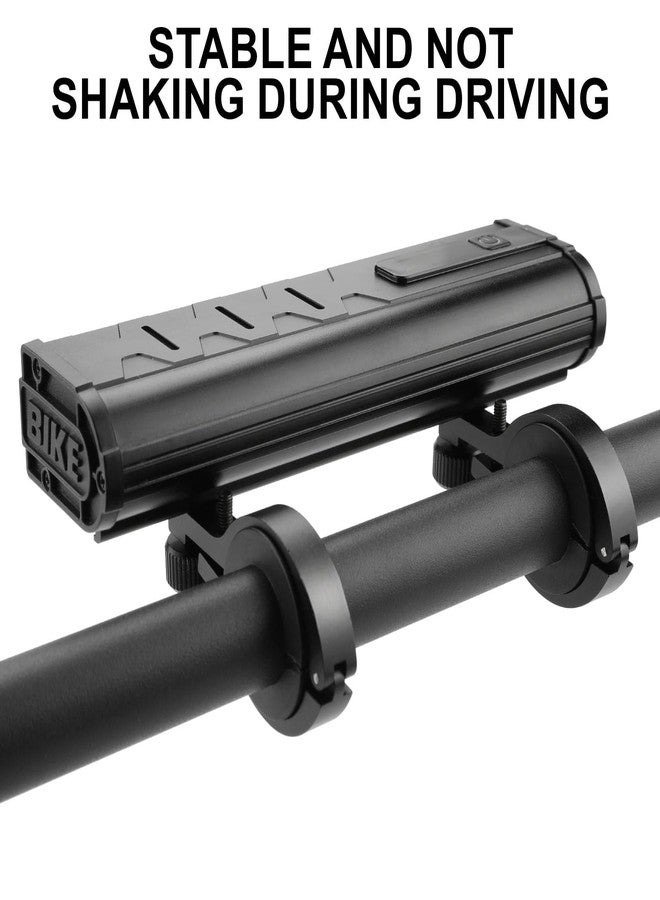 Siuyiu 2 Pack Bicycle Light Holder, Bike Light Holder, Bicycle Rack Mount Holder Aluminum Alloy, Adjustable Size, Suitable for Installation in Various Vehicle Models - Image 2