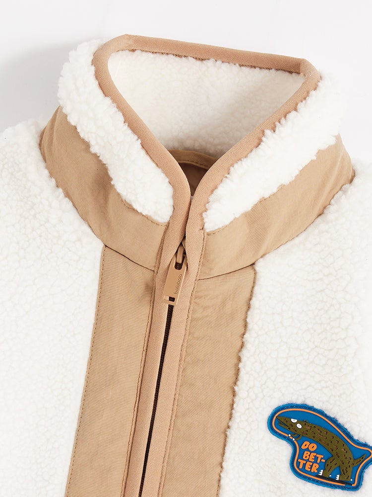 Balabala Boys' Sherpa Fleece Jacket - Image 3