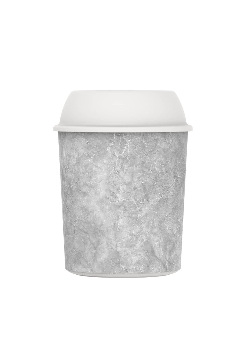 Cosmoplast Cosmoplast Ceramic 5L Round Dust Bin 