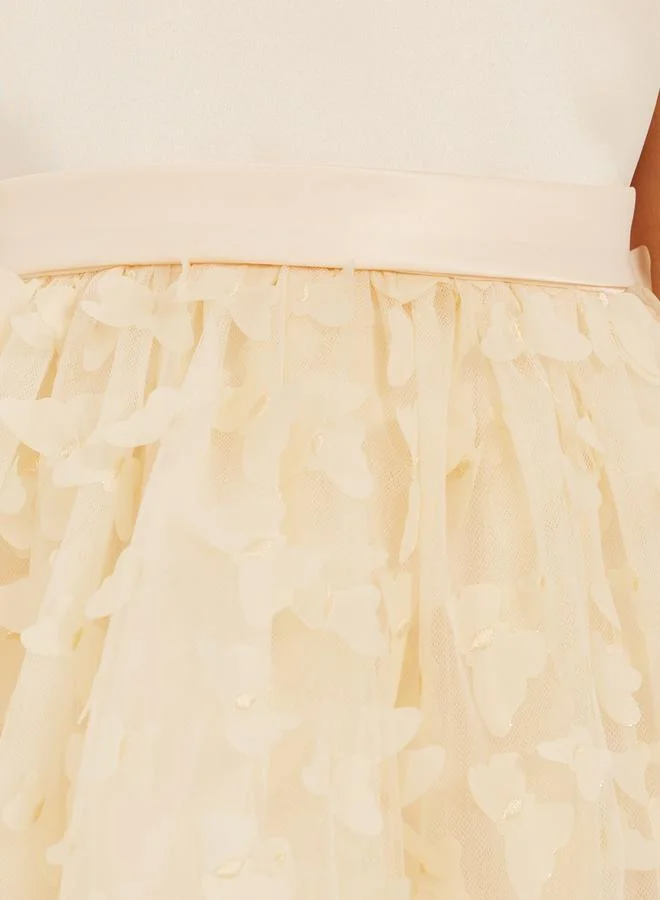 Styli Butterfly Tulle Dress