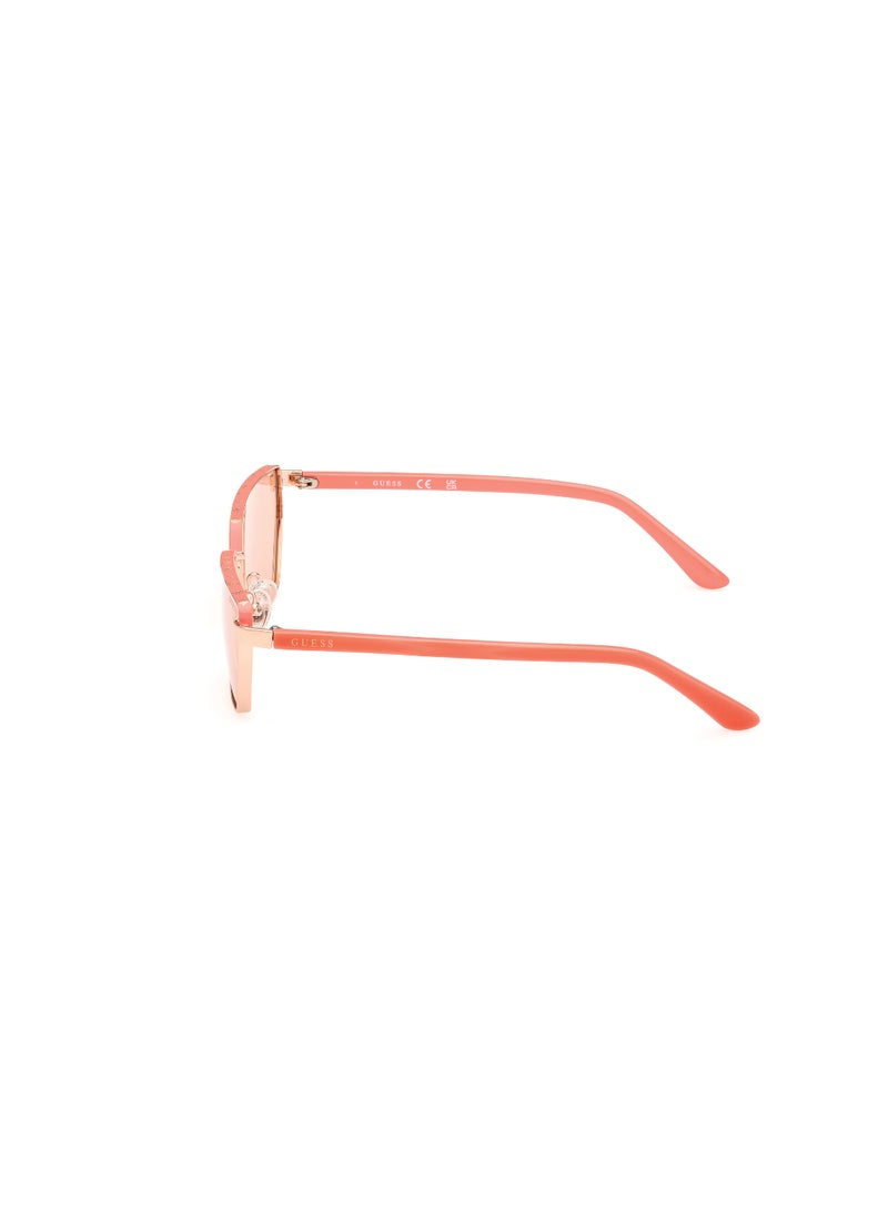 GUESS نظارات شمسية نسائية كبيرة بإطار كامل Gu0010674S59 - Image 2
