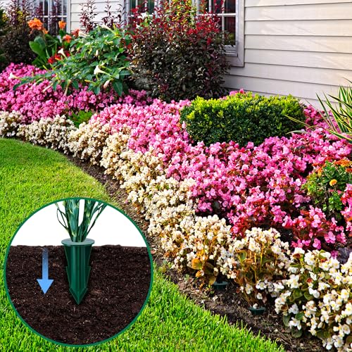 LFUTARI 4 Pcs Memorial Artificial Flower Holder, Patio Garden Floral Ground Spikes, Cemetery Flower Container Stakes for Outdoor Yard Grave Faux Flowers Indoor Window Box Planter Pot - Image 4