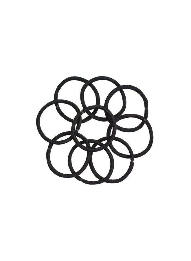 ياتشيو 45 قطعة من أربطة الشعر المطاطية السوداء وربطات ذيل الحصان وأشرطة الشعر المطاطية وإكسسوارات الشعر للنساء (4 مم) - Image 5