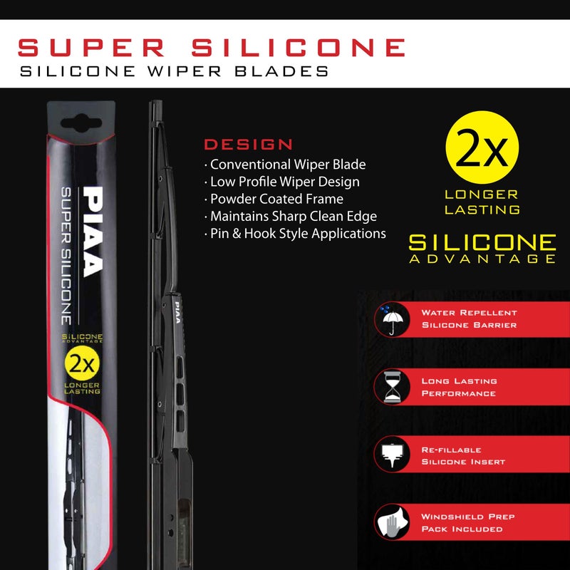 PIAA Piaa 95055 Super Silicone Wiper Blade - 22" 550mm (Pack of 1)"  - Image 2