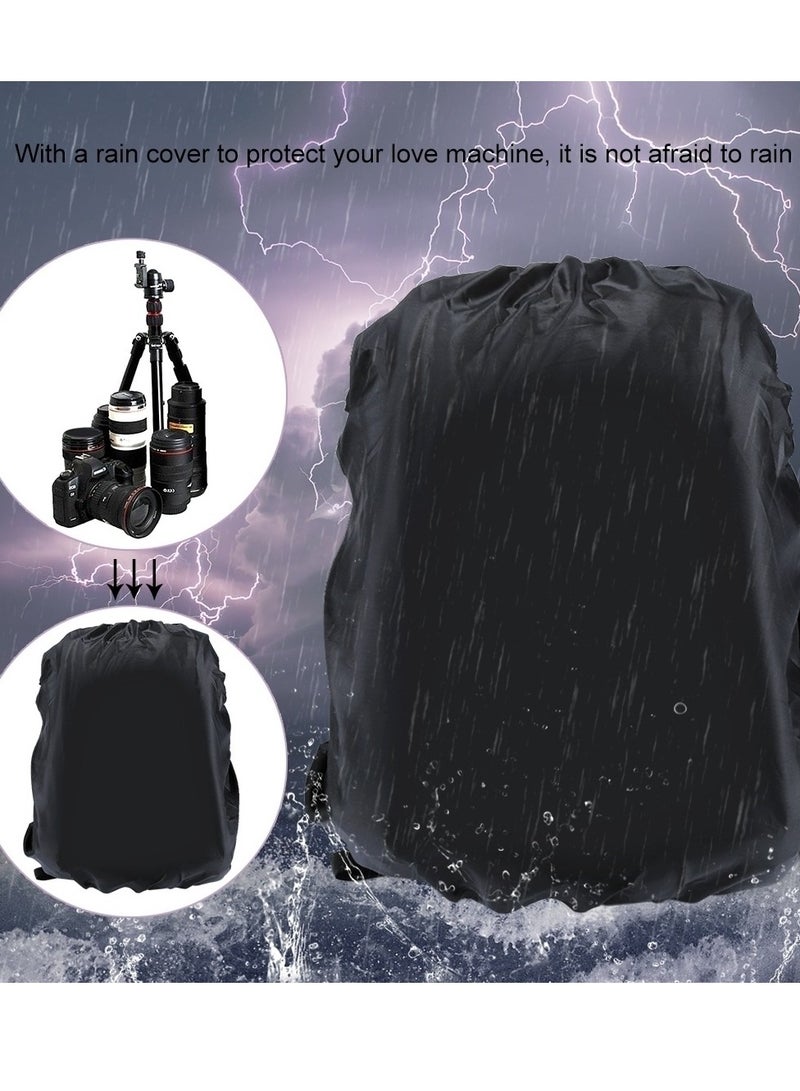 PULUZ Waterproof Camera Bag Case Travel DSLR Camera Backpack for SLR DSLR, Lenses, Accessories Backpack Laptop Tablet Backpack Compatible for Sony/Canon/Nikon Camera and Lens Tripod Accessories - Image 4