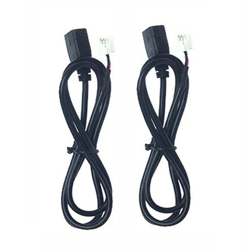 4Pin 6Pin Car Stereo Flush Mount USB Panel AUX Extension Cable Adapter - Image 1