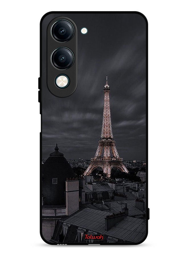 Tolwak vivo Y29s Protective Case Cover Eiffel Tower In Night - Image 1
