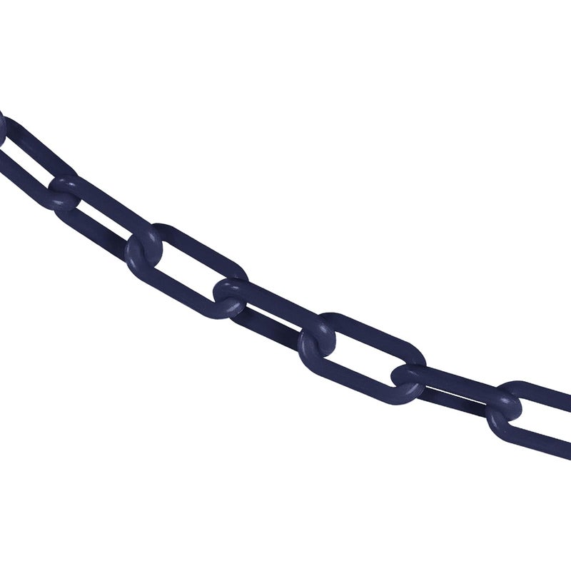 Plastic Barrier Chain, Cobalt Blue, 1.5-Inch Link Diameter, 100-Foot Length (30066-100)