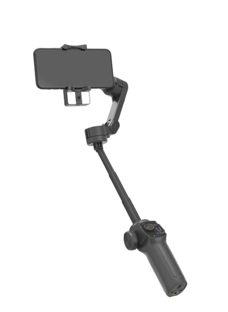 porodo AI Tracker Gimbal P9 with 6 Hours Working Time, iOS/Android APP, Video Effects, 80 Minuets Working Time - Black  - Image 2