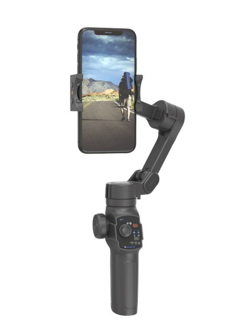 porodo AI Tracker Gimbal P9 with 6 Hours Working Time, iOS/Android APP, Video Effects, 80 Minuets Working Time - Black  - Image 1