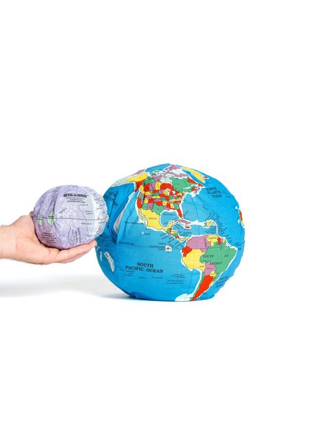 Hugg-A-Planet Pocket Earth, and Moon 2 Piece Bundle Set - Image 1