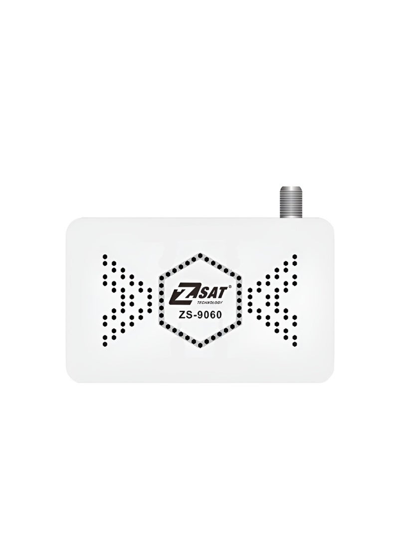 زيرو ZS-9060 جهاز استقبال ستالايت رقمي - أبيض