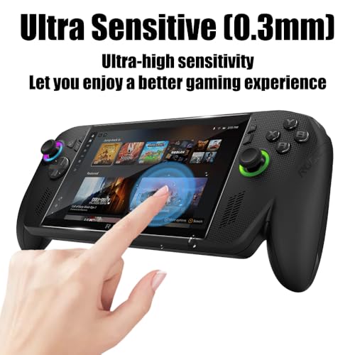 TQLGY 2 Pack Tempered Glass Screen Protector for ASUS ROG Xbox Ally X & ROG Xbox Ally 2025 & ROG Ally X 2024 Accessories 7-Inch, Ultra HD, Anti-Scratch, Anti-Fingerprint, Bubble-Free - Image 5