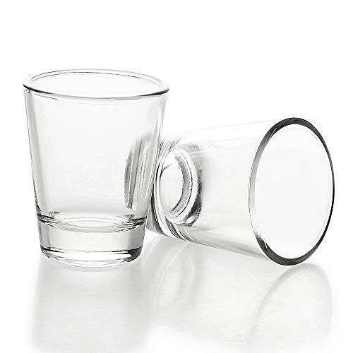 BCnmviku 1.5 oz Shot Glasses Sets with Heavy Base, Clear Shot Glass (2 Pack) - Image 1