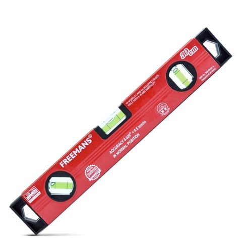 FREEMANS Box Section Aluminum Spirit Level with Magnet 30cm - Image 1