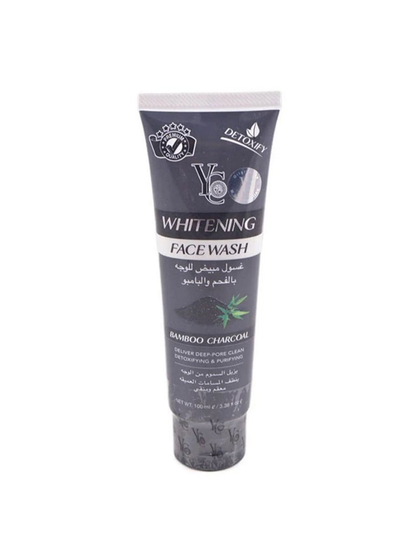 YC غسول وجه مبيض بالفحم البامبو